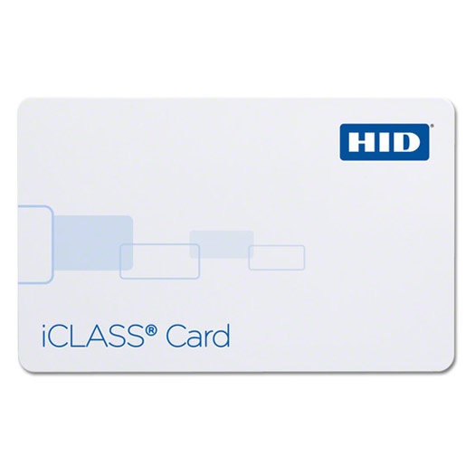 HID 2002PG1MN iCLASS 16K Proximity Access Card with Magstripe - Pack of 100, Gloss Finish