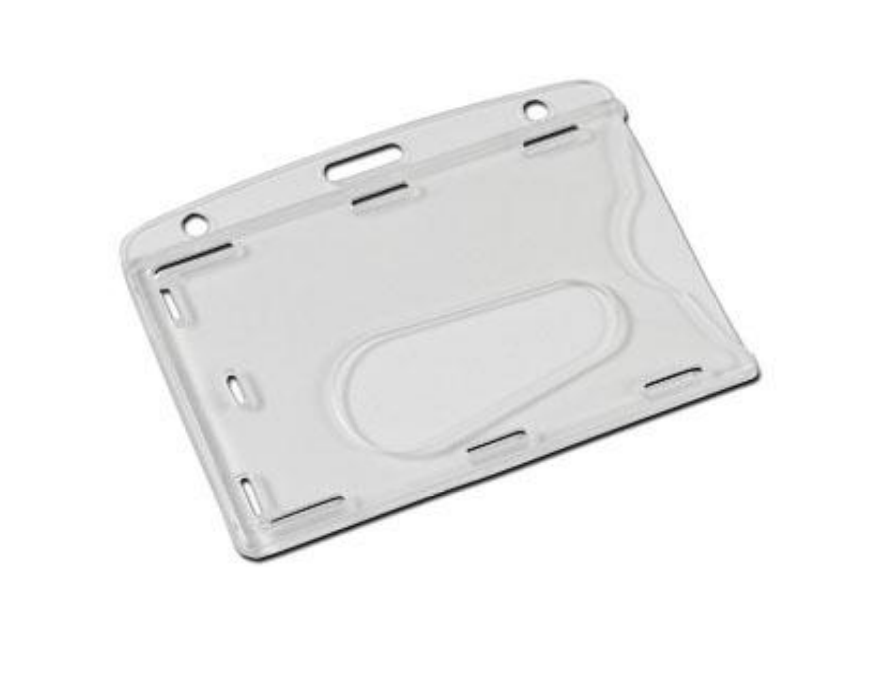 Premium Enclosed Clear Badge Holders - 86mm x 54mm, Pack of 100