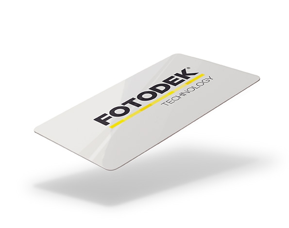 Fotodek® Gloss NXP MIFARE® DESFire EV1 4k Contactless Chip Cards - Pack of 100, Magstripe Optional
