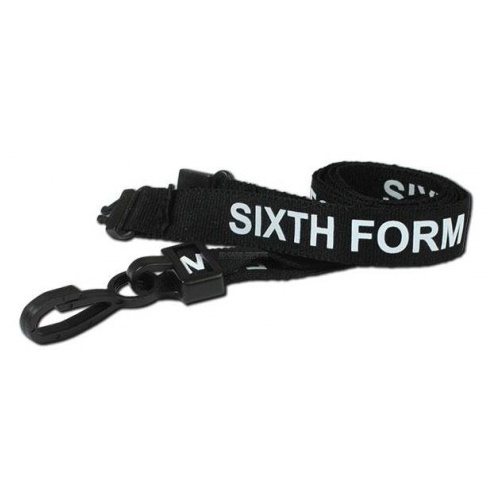 90cm Sixth Form Breakaway Lanyards with Plastic Clip - Pack of 100