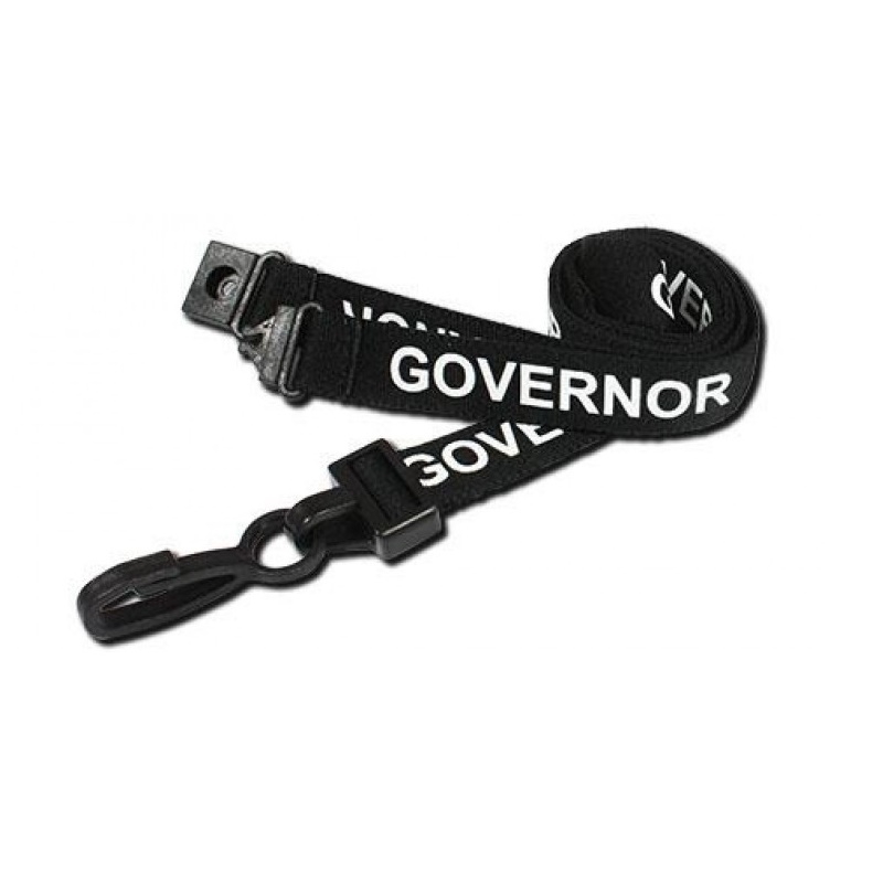 90cm Governor Breakaway Lanyards with Plastic Clip - Pack of 100