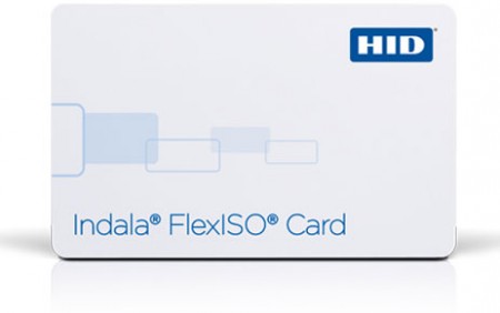 Indala Plain White FlexISO PVC Cards - Pack of 100