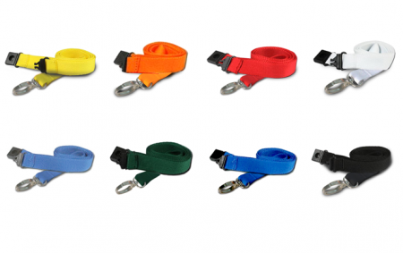 IDM Breakaway Lanyards with Metal Lobster Clips - Pack of 100