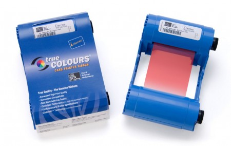 Zebra 800017-202 iSeries Red Monochrome Ribbon - 1000 Prints