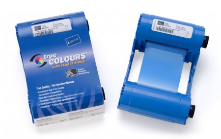 Zebra 800017-204 iSeries Blue Monochrome Ribbon - 1000 Prints