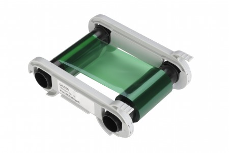 Evolis RCT014NAA Green Monochrome Ribbon - 1000 Prints