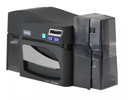 Fargo DTC4500 Dual Sided Card Printer (Dual sided Input hopper) - Magstripe Encoding