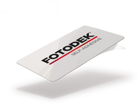 Fotodek® Premium CR80 320 Micron Self Adhesive Cards - Pack of 100