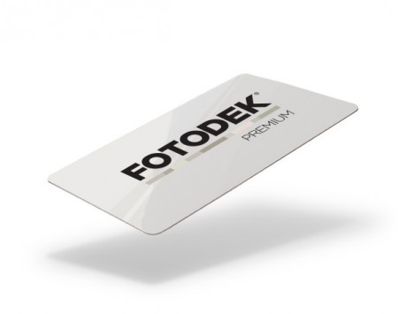 Fotodek&reg; Premium Gloss PVC/PET Core Cards - Pack of 100