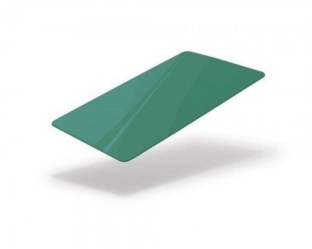 FOTODEKⓇ GR76-H27-A-SC-SP Gloss Signature Panel Coloured Solid Core Magstripe Cards (100s) Hi-Co 2750oe - Emerald