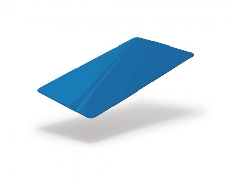 FOTODEKⓇ RB76-H27-A-SC-SP Gloss Signature Panel Coloured Solid Core Magstripe Cards (100s) Hi-Co 2750oe - Pacific Blue