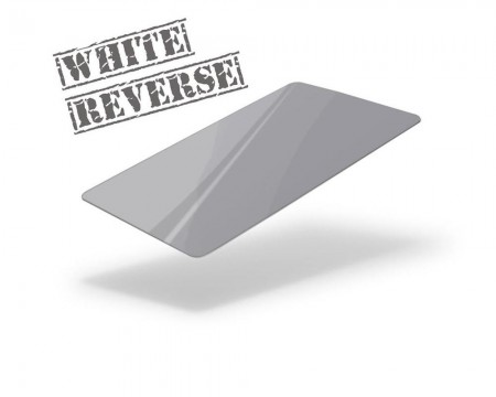FOTODEKⓇ SIW76-A Gloss Coloured White Core Cards (100s) - Chandelier Silver/White  