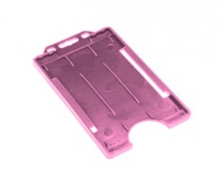 Open Faced Badge Holder (Pack of 100) - Pink