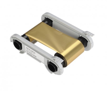 Evolis RCT016NAA Metallic Gold Monochrome Ribbon - 1000 Prints