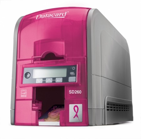 Datacard SD260 Single Sided Printer - Limited Pink Edition