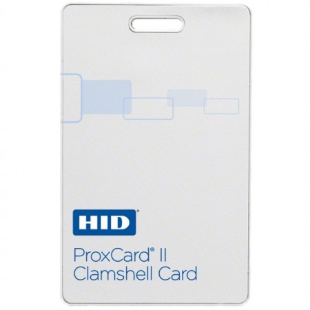 HID 1326NGSNV ProxCard® II Non-Programmed Clamshell Cards - Pack of 100, Gloss Finish