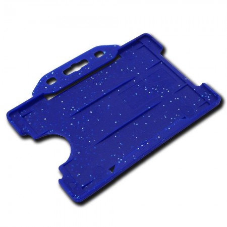 Blue Metal Detectable Open Faced Badge Holder - Pack of 100