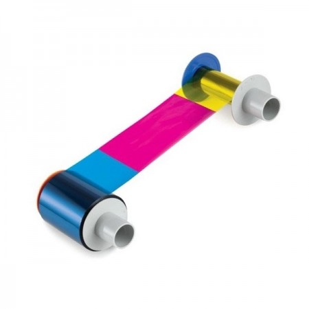 Fargo 86212 YMCKFKO Full Colour Ribbon with Fluorescent Panel - 400 Prints