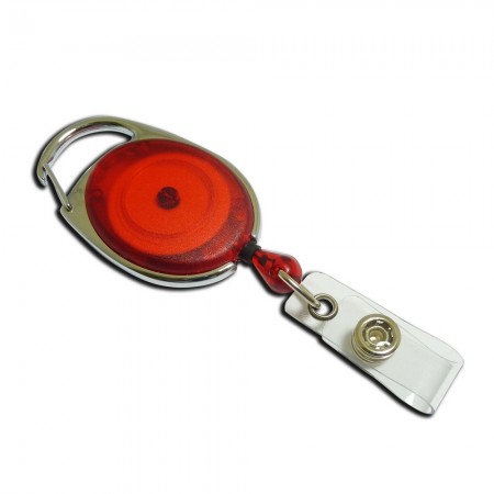 IDM Premier, strap fitting, 70cm retract. cord - Red (100s) Badge reels