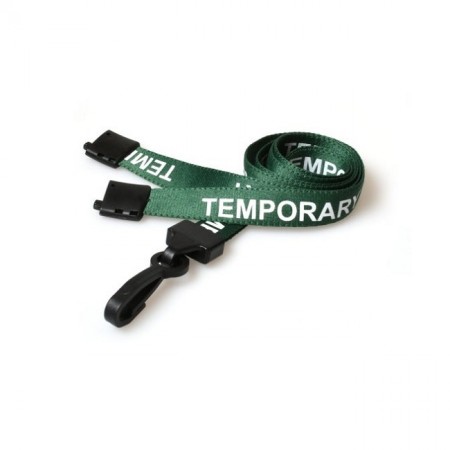 90cm Temporary Breakaway Lanyards with Plastic Clip - Pack of 100