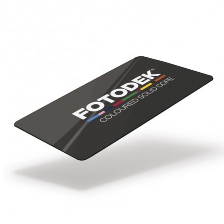 FOTODEKⓇ Gloss Coloured Solid Core Cards (100s) - Onyx Black