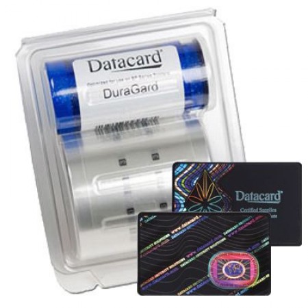 Datacard DuraGard 0.6mil 'Secure Globe' Holographic Laminate - 350 Prints