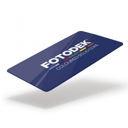 FOTODEKⓇ DB76-A-SC Gloss Coloured Solid Core Cards (100s) - Twilight Blue