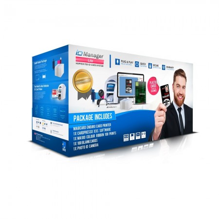 Magicard 3633-3025 Enduro 3E Duo - Double Sided Card Printer - Smart Card Encoding