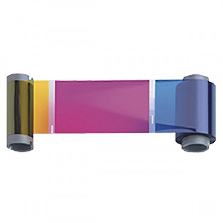 Fargo 84011 YMCK Full colour ribbon with black resin - 500 images for HDP600