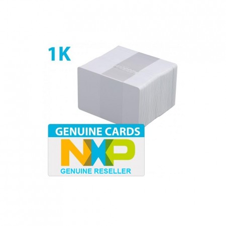 Genuine Philips/NXP MIFARE® 1K EV1 PVC Cards with 4 Byte UID - Pack of 100