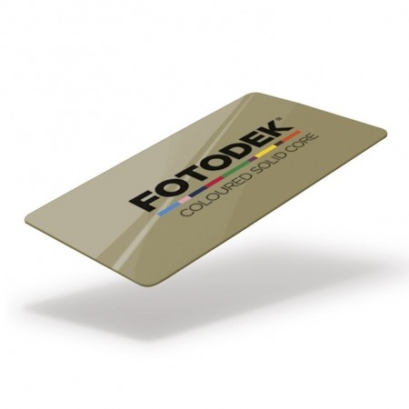 FOTODEKⓇ LG76-A-SC Gloss Coloured Solid Core Cards (100s) - Liquid Gold
