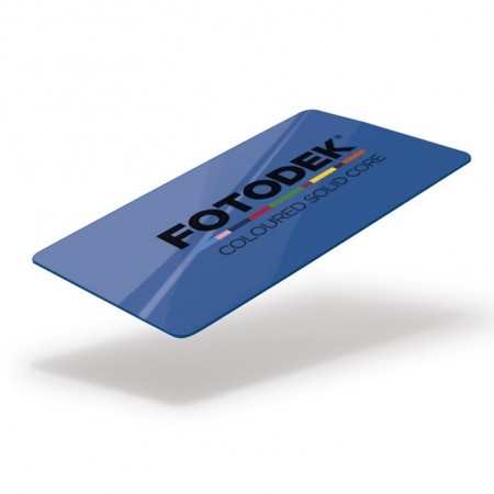 FOTODEKⓇ RB76-A-SC Gloss Coloured Solid Core Cards (100s) - Pacific Blue
