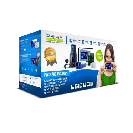 Datacard SD460 ID Card Printer | Single Wire DUALi Contact/Contactless | Card System