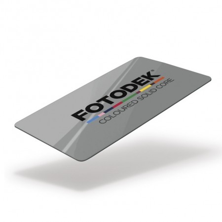 FOTODEKⓇ SI76-A-SC Gloss Coloured Solid Core Cards (100s) - Quicksilver