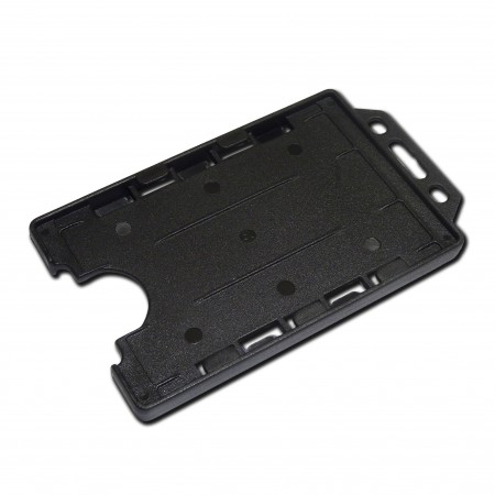Double Sided ID Plastic Card Holders (Pack of 100) - Black  