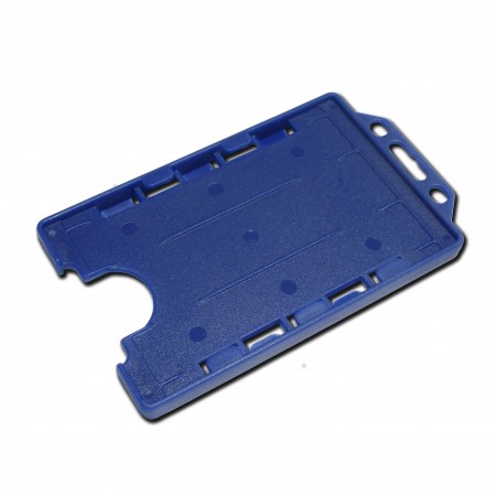 Double Sided ID Plastic Card Holders (Pack of 100) - Royal Blue