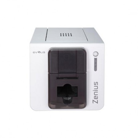 Evolis Zenius Classic Card Printer - No Encoding - USB (Grey) 
