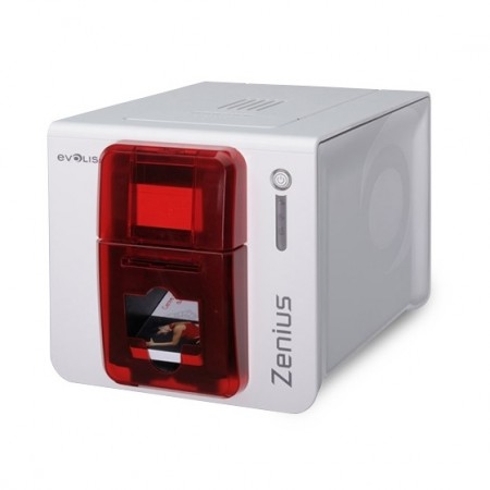 Evolis ZN1H0T00RS Zenius Expert Card Printer - Gem PC USB-TR Contact Station