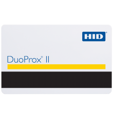 HID 1336LGGMN DuoProx® II Proximity Access Cards with Magstripe  - Pack of 100, Gloss Finish
