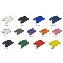 Open Faced Single Sided ID Badge Holders - 86mm x 54mm, Pack of 100