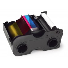 Fargo 45110 YMCKOK Full Colour/Black Reverse Ribbon - 200 Prints