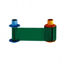 Fargo 86206 Green Monochrome Ribbon - 1000 Prints