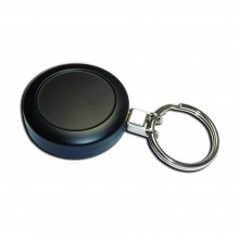 IDM Black metal, ring fitting, retractable 70cm cord (100s) Badge reels