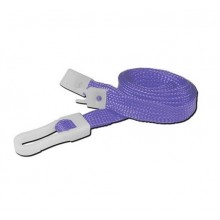 IDM Breakaway 80 cm long, 10mm wide - Plain Purple (100s) Lanyards - Plastic clip