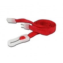 IDM Breakaway 80 cm long, 10mm wide - red (100s) Lanyards - Plastic clip