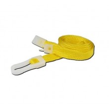 IDM Breakaway 80 cm long, 10mm wide - Plain Yellow (100s) Lanyards - Plastic clip