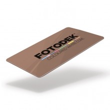 FOTODEKⓇ BR76-A Gloss Coloured White Core Cards (100s) - Conker