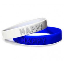 Embossed Silicone Wristbands (In any colour)