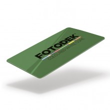 FOTODEKⓇ FG76-A Gloss Coloured White Core Cards (100s) - Forest Green