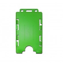 IDM IDM-OBH-P-LG Economy Open-Faced Badge Holder in Portrait (Packs of 100) - Light Green